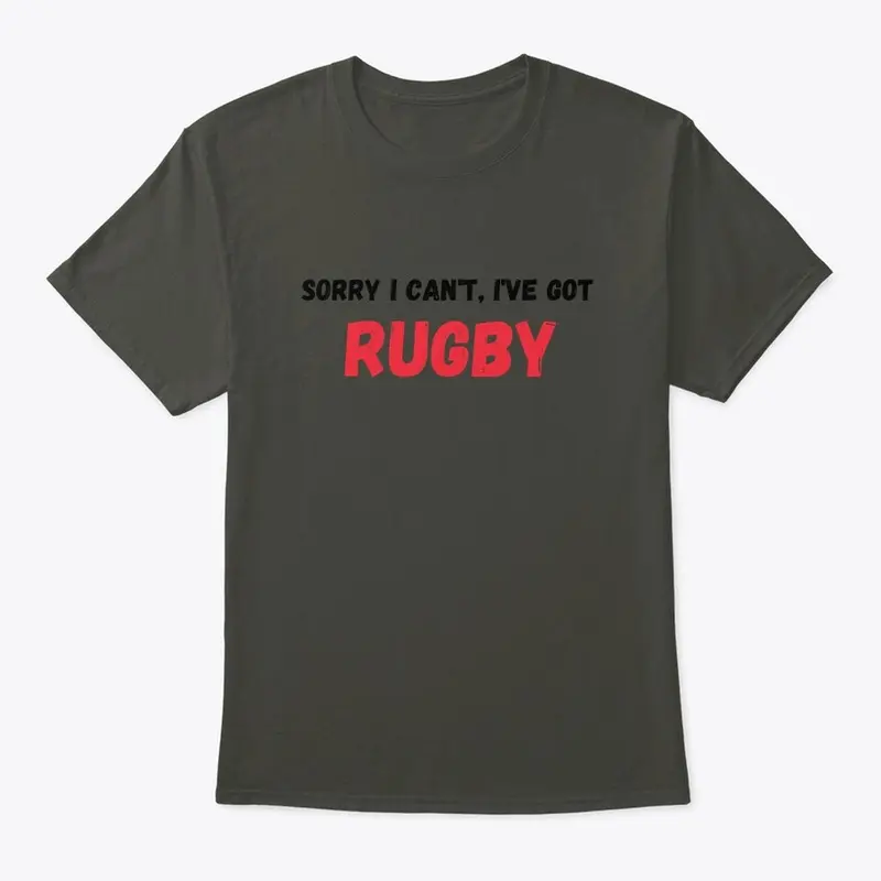 Sorry I can't, I've got Rugby