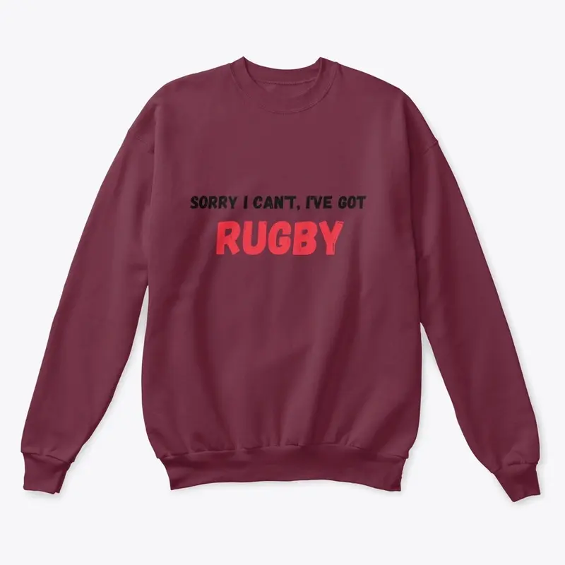 Sorry I can't, I've got Rugby